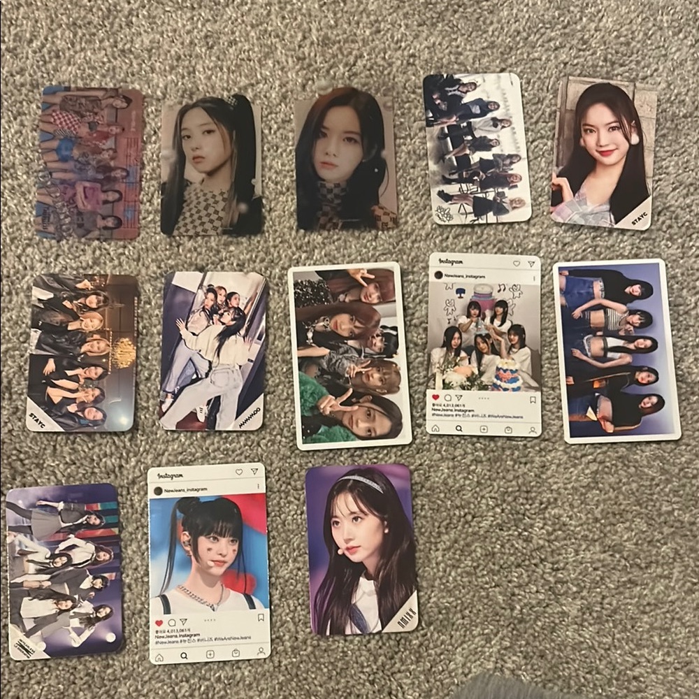 K-Pop girl group lomo cards